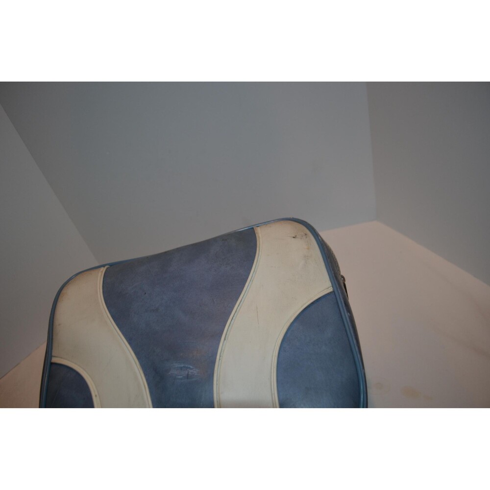 Vintage Bowling Bag Rocking Retro Mod Blue - Picture 3 of 6